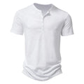 Camiseta Masculina Gola Henley Campeche