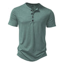 Camiseta Masculina Gola Henley Campeche