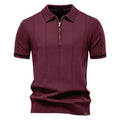 Camisa Polo Masculina Casual com Zíper Quebec