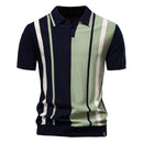 Camisa Polo Masculina de Malha Listrada Sydney