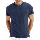 Camiseta Masculina Gola Henley Ubatuba