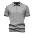 Camisa Polo Masculina Casual com Zíper Quebec