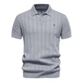 Camisa Polo Masculina em Malha Texturizada Miami