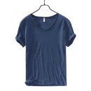 Camiseta Masculina Gola V Slim Vila Velha